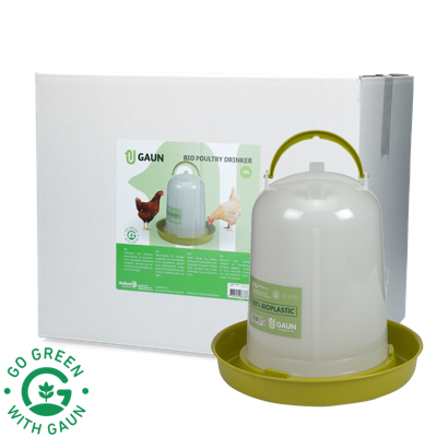 Gaun Pluimvee Drinktoren Bio Limoengroen 10 l