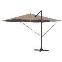 VidaXL Parasol taupe 351 x 250 x 253 cm polyester en aluminium - thumbnail