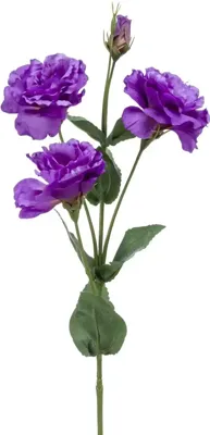 Emerald kunsttak eustoma 68cm paars