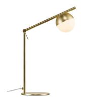 Tafellamp messing modern opaal glas &apos;Contina&apos; Nordlux G9 fitting 48 cm - thumbnail