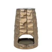 Scentchips Pion Gebeiteld Brons waxbrander geurbrander - thumbnail