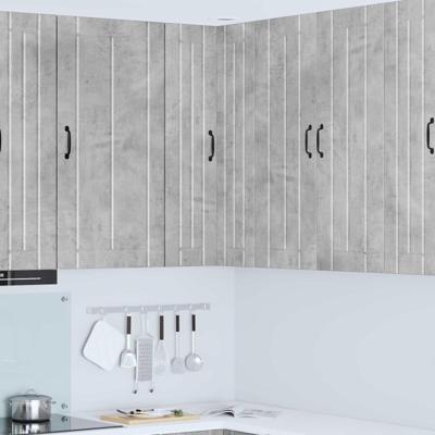 Keukenkast Beton Grijs 57 x 57 x 100 cm Bewerkt hout