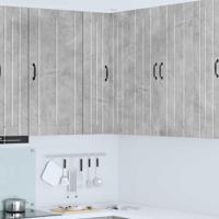 Keukenkast Beton Grijs 57 x 57 x 100 cm Bewerkt hout - thumbnail