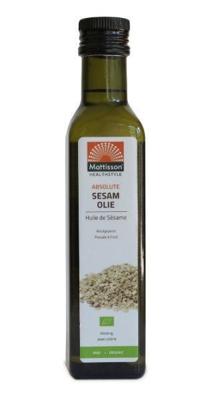 Absolute sesamolie raw bio 250 Milliliter Absolute sesamolie raw bio 250 Milliliter