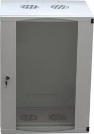 LogiLink W09F64G 19inch-wandkast (b x h x d) 540 x 460 x 450 mm 9 HE Grijs (RAL 7035)