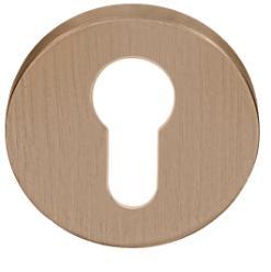 Formani | Cilinderrozet | PBAY53 | Rond | PVD licht brons Formani | Cilinderrozet | PBAY53 | Rond | PVD licht brons