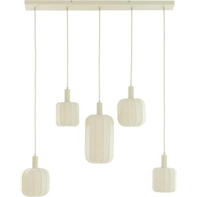Hanglamp Tulsa 5-lichts Creme