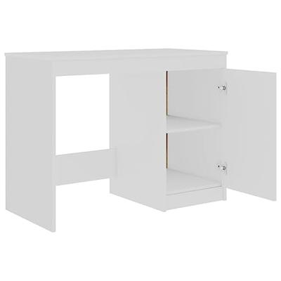 Bureau 100x50x76 cm spaanplaat wit