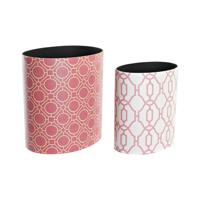 Blokkenset DKD Home Decor Hout Oranje (33 x 24,5 x 35,3 cm) (2 Onderdelen) - thumbnail