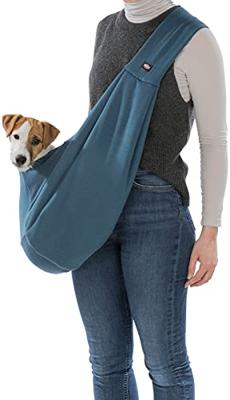 Schoudertas voor huisdieren Trixie Soft Blauw Lichtgrijs Polyester Katoen 22 × 20 × 60 CM