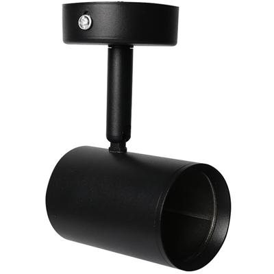 LED Plafondspot - Facto Colri - GU10 Fitting - 1-lichts - Rond - Mat Zwart - Kantelbaar - Aluminium LED Plafondspot - Facto Colri - GU10 Fitting - 1-lichts - Rond - Mat Zwart - Kantelbaar - Aluminium