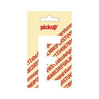 Deco letter e nobel wit 90 mm Pickup - Pickup