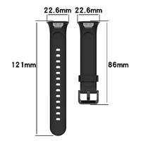 Siliconen sportbandje - Donkerblauw - Xiaomi Smart band 7 Pro - thumbnail