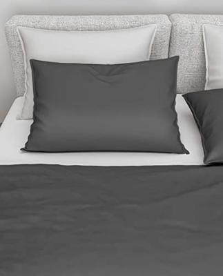 Zo! Home Zo Home Satinado Dekbedovertrek 140x200/220 Classic Anthracite