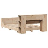 Bedframe zonder matras massief grenenhout 120x200 cm - thumbnail
