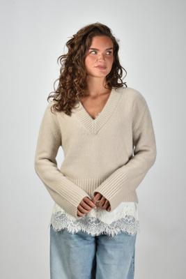 L&apos;Ame de Julie trui Jacky K92-7541-303 jute