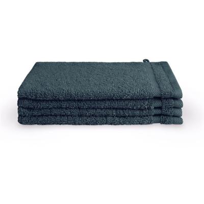 Byrklund Washandjes 16x21 cm 4 Stuks Donkerblauw/Katoen