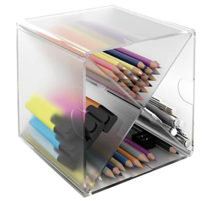 Multi-Functionele Organiser Archivo 2000 Transparant 15 x 15 x 15 cm