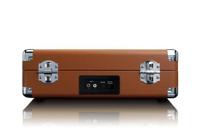 Koffer platenspeler met 2 ingebouwde speakers Bruin - thumbnail