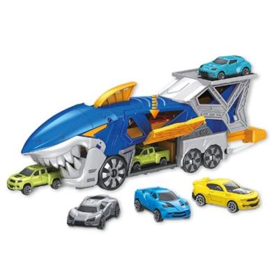 Carrier Vrachtwagen 3 auto's Haai 33 x 11 x 7 cm