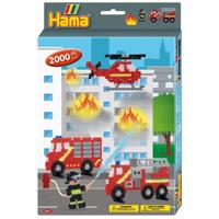 Hama Strijkkralen Brandweer 2000 Stuks Multicolor - thumbnail