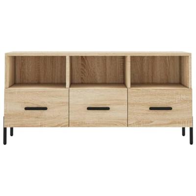 Tv-meubel 102x36x50 cm bewerkt hout sonoma eikenkleurig