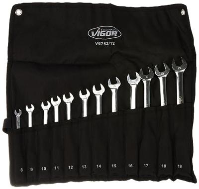 Vigor V6752/12 V6752/12 Ringratelsteeksleutel met scharnier Sleutelbreedte (metrisch) 8 - 19 mm Vigor V6752/12 V6752/12 Ringratelsteeksleutel met scharnier Sleutelbreedte (metrisch) 8 - 19 mm