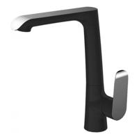 Tarma éénhendel-keukenmengkraan zwart/chroom - thumbnail