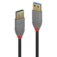 Lindy 36751 USB-kabel 1 m USB A Mannelijk Zwart - thumbnail