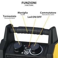 Industriële verwarming Stak MARSHALL 3000 W - thumbnail