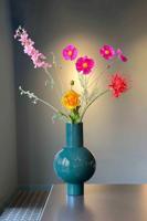 Pip Studio Vaas Metaal Medium Donkergroen 24x40cm - thumbnail