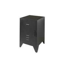 Vipack Bronxx Nachtkastje - Zwart - thumbnail