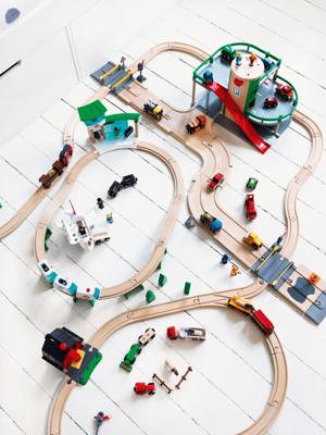 BRIO World - 33204 - Garagerail / route