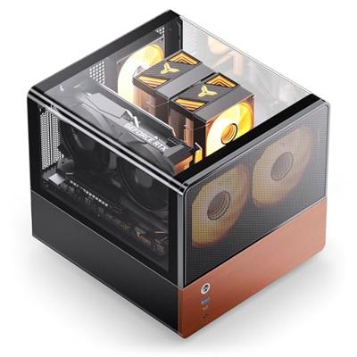Jonsbo Mini-tower PC-behuizing, Behuizing, Gaming-behuizing Zwart