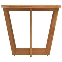 Tuintafel ovaal 150x90x75 cm massief acaciahout - thumbnail