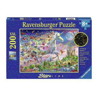 Ravensburger XXL puzzel Fantasy Unicorn Star Line - 200 stukjes