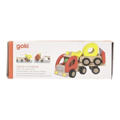 Goki houten vrachtwagen dieplader