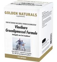 Golden Naturals Vloeibare Groenlipmossel Capsules - thumbnail