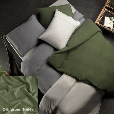 Dommelin Dommelin Dekbedovertrek Guernsey Jersey Olijf 140x200/220