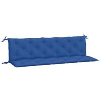 VidaXL Tuinbankkussens 2 st 180x50x7 cm oxford stof blauw - thumbnail