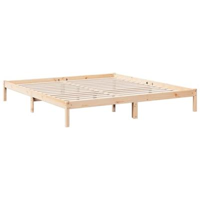 Bedframe extra lang zonder matras massief grenenhout 180x210 cm Bedframe extra lang zonder matras massief grenenhout 180x210 cm