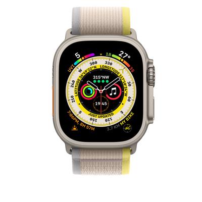 Apple Trail Loop Apple Watch 42mm / 44mm / 45mm / 49mm M/L Yellow / Beige