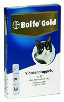 Bolfo Gold 80 Vlooiendruppels voor grote kat 2 x 4 pipetten - thumbnail
