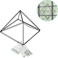 Ginger Ray geometrische hangdecoratie zwart 22 cm | 10 stuks - thumbnail