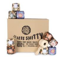 Toiletpapier The Good Roll The Panda Edition bamboe 2-laags 24x300 vel naturel - thumbnail