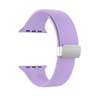 Siliconen bandje - Folding Buckle - Paars - Geschikt voor Apple Watch 44mm / 45mm / 46mm / 49mm Siliconen bandje - Folding Buckle - Paars - Geschikt voor Apple Watch 44mm / 45mm / 46mm / 49mm