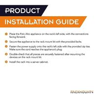 Rackmount.IT RM-PA-T9 rack-toebehoren Montageset - thumbnail