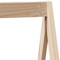 Stapelbedframe zonder matras massief grenenhout 90x190 cm - thumbnail