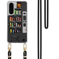 Samsung Galaxy A56 hoesje met zwart koord - Snoepautomaat - thumbnail