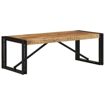 Salontafel 100x50x35 cm massief ruw mangohout Salontafel 100x50x35 cm massief ruw mangohout